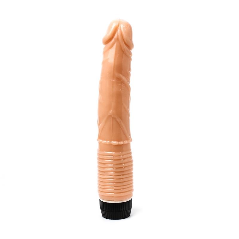 Vibrador Realístico Y Flexible Boston - En Color Beige - Imagen 5