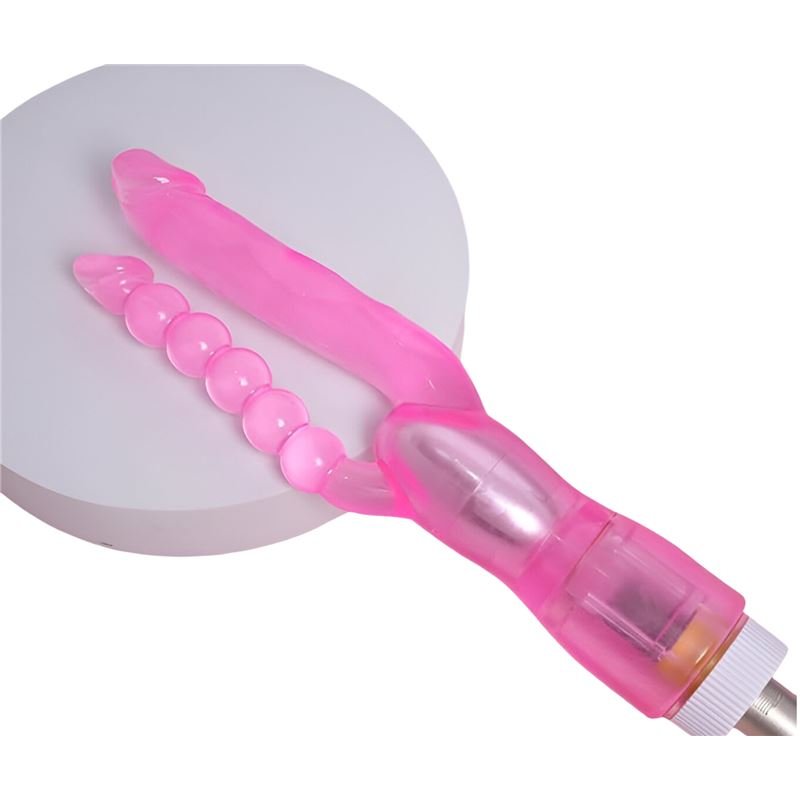 Double Dildo Accessory For Sex Machine / Drillme Compatible - Imagen 2
