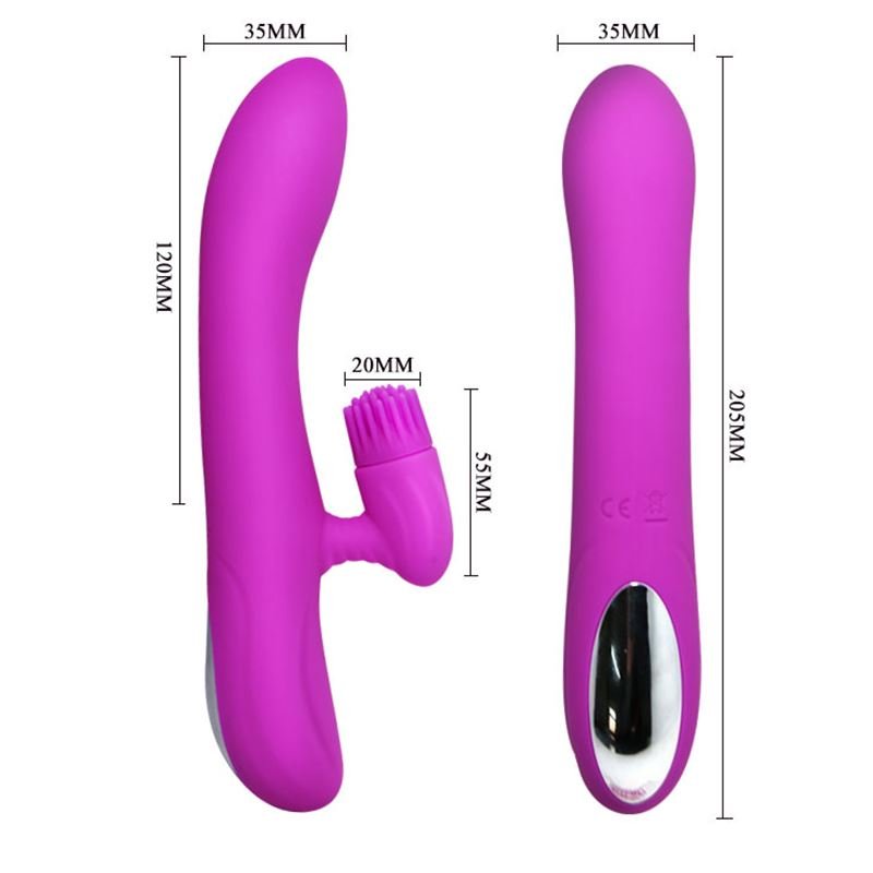 Vibrador Cris Clitoris Rotativo 11 Funciones Silicona Usb Recargable - Imagen 6
