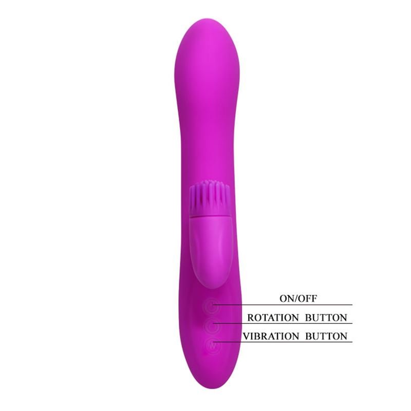 Vibrador Cris Clitoris Rotativo 11 Funciones Silicona Usb Recargable - Imagen 7