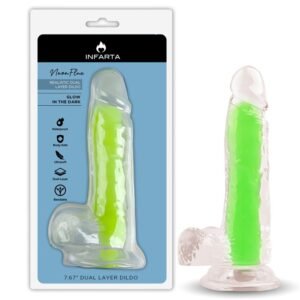 Dildo Neonflux Green - Brilla En La Oscuridad