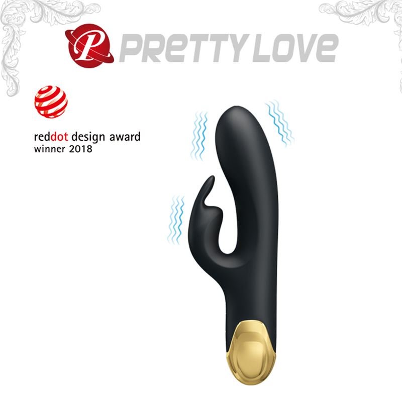 Vibrador Gold Royal Pleasure Doble Estimulación Con 7 Funciones En Silicona Líquida Usb Recargable - Imagen 2