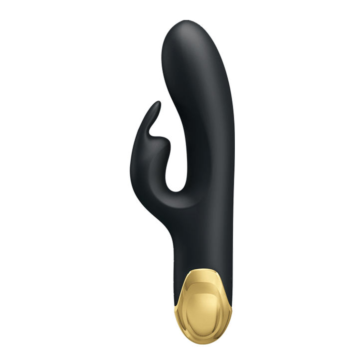 Vibrador Gold Royal Pleasure Doble Estimulación Con 7 Funciones En Silicona Líquida Usb Recargable - Imagen 4