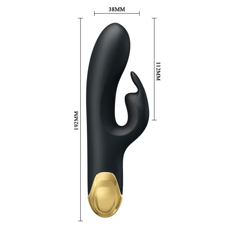 Vibrador Gold Royal Pleasure Doble Estimulación Con 7 Funciones En Silicona Líquida Usb Recargable - Imagen 5