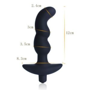 Plug Anal Silicona Con Vibrador