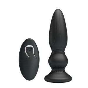 Vibrador Anal Recargable Control Remoto Silicona 12,5Cm X 3,3Cm