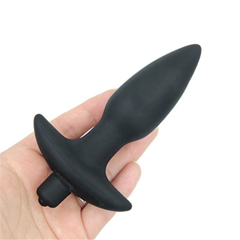 Plug Anal Con Vibrador Silicona Bulk - Imagen 4