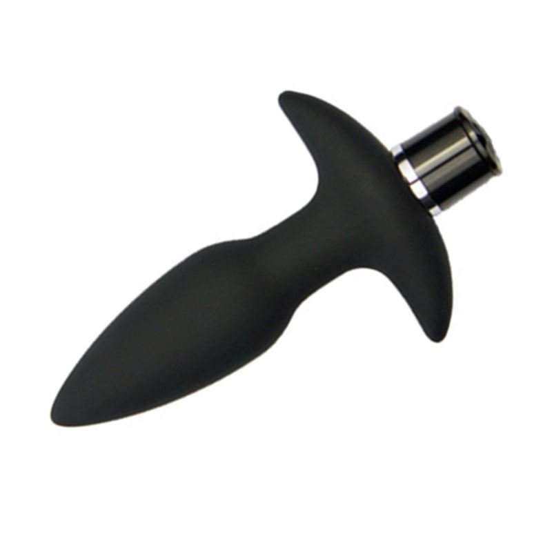 Plug Anal Con Vibrador Silicona Bulk - Imagen 7