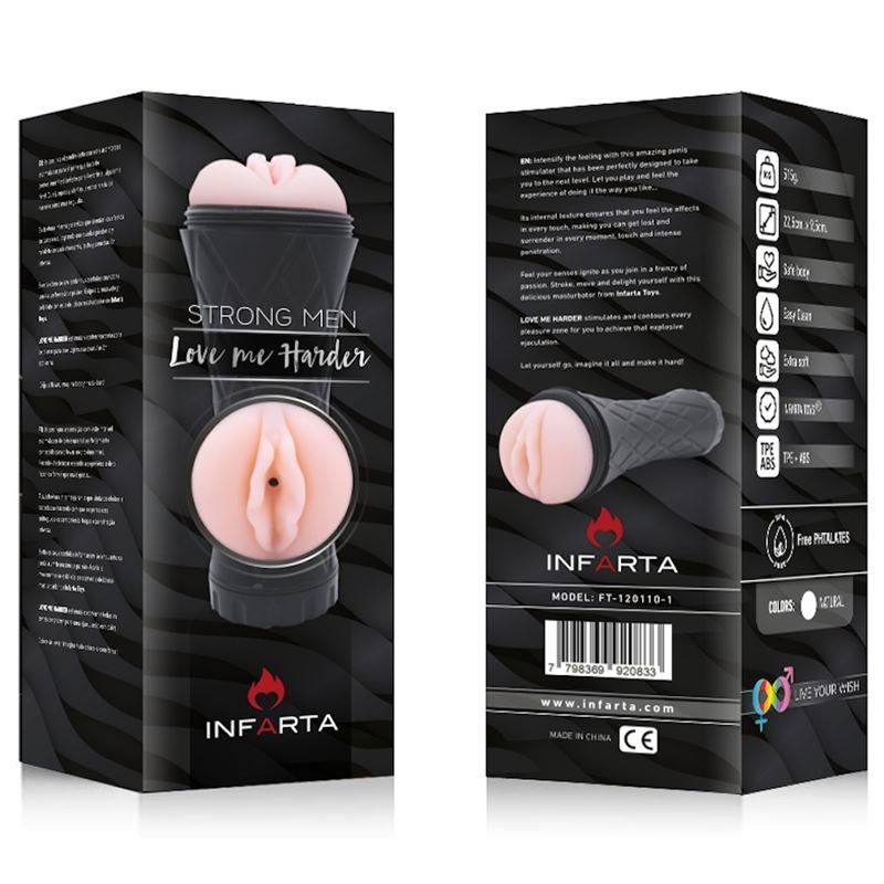 Masturbador Flesh Massager Vagina 23X10cm - Imagen 3
