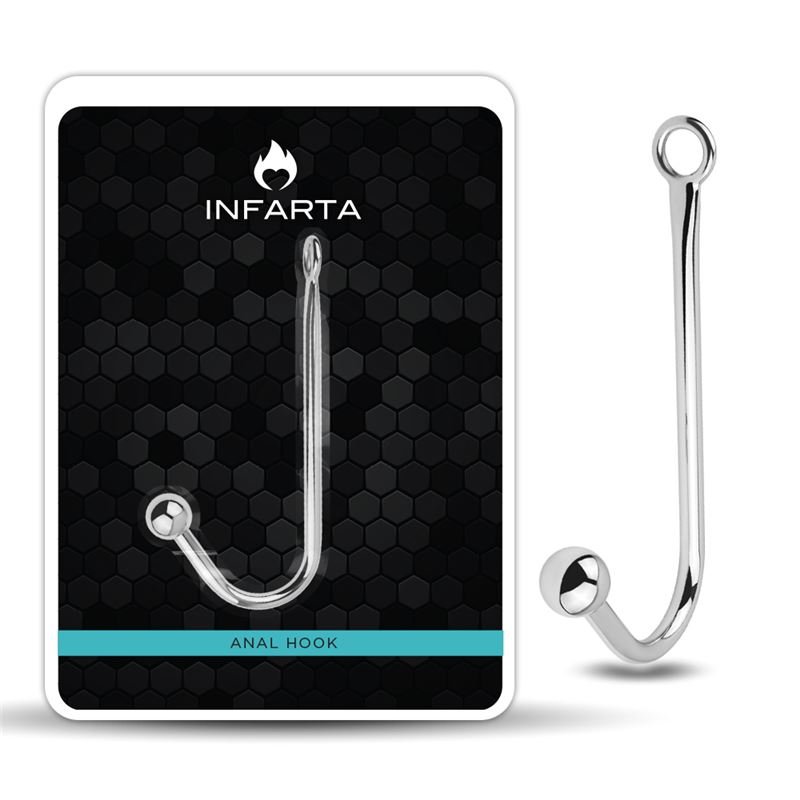 Anal Hook Steel Small