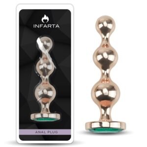 Anal Plug Orion Metal Medium Dark Green