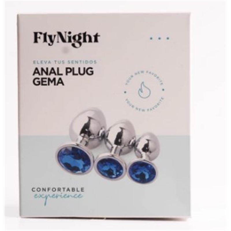 Anal Plug Gema Rosa Claro / C9030 - Imagen 2