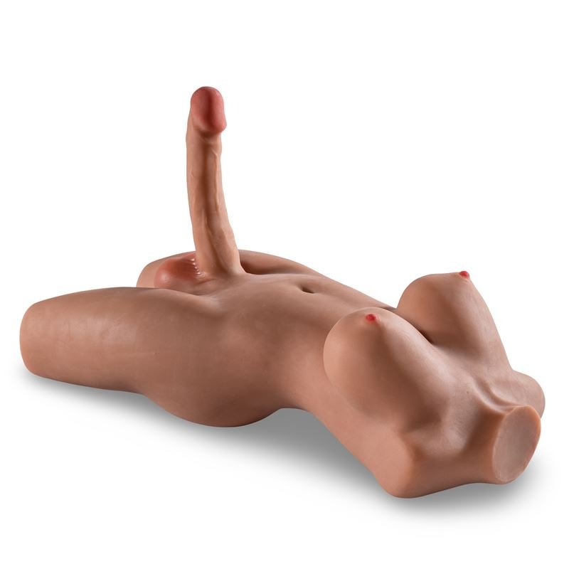Trans Desire – 4-In-1 Torso With Boobs, Pussy, Ass & Dildo Penis With Vibrator - Imagen 4