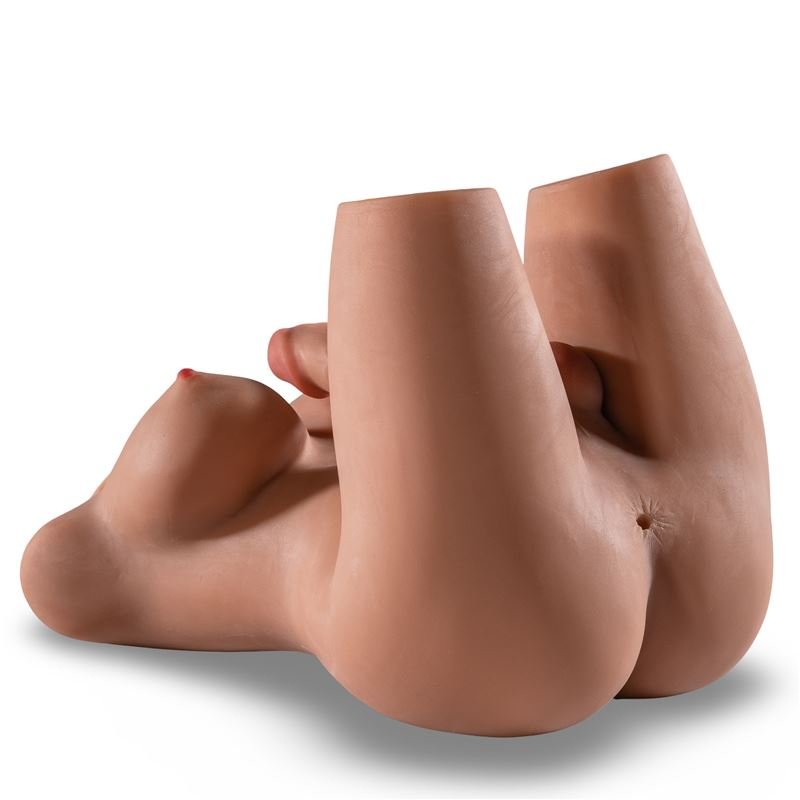 Trans Desire – 4-In-1 Torso With Boobs, Pussy, Ass & Dildo Penis With Vibrator - Imagen 9