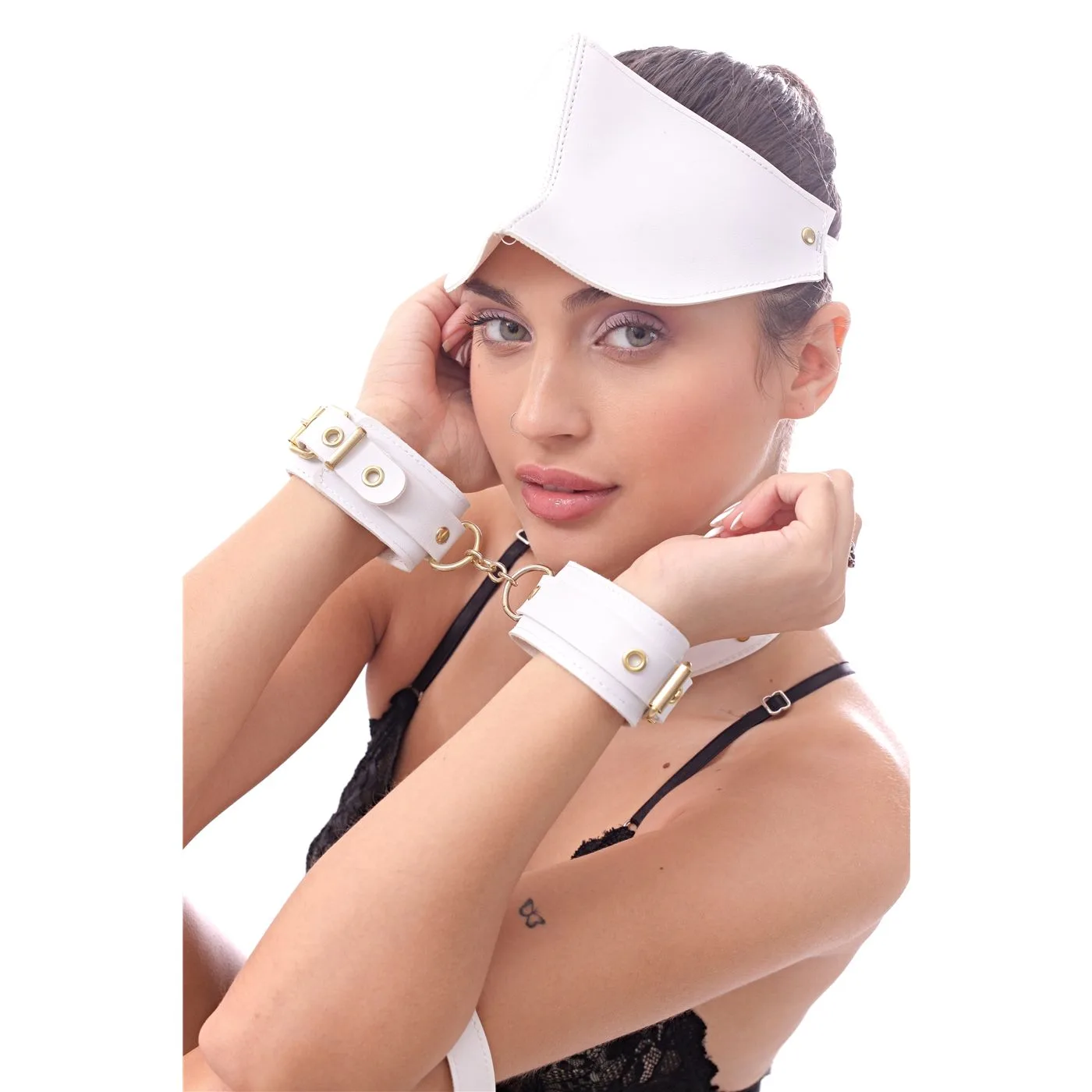 Kit Luxury Blanco Y Herrajes Dorados 8 Piezas - Imagen 4