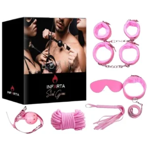 Kit Bondage 7 Piezas Rosa