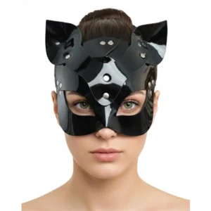 Mascara Gatita Charol Negro