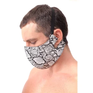 Bozal Luxury Snake Blanco Y Negro