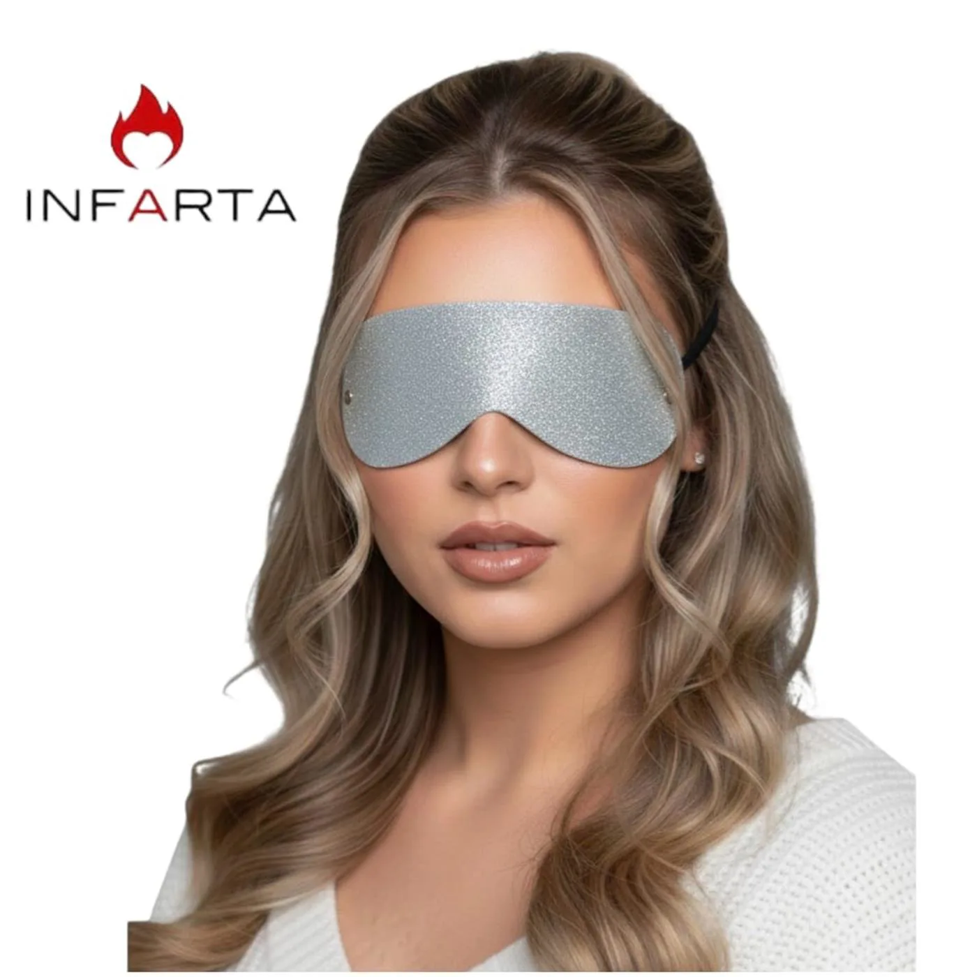 Antifaz Ciego Plateado