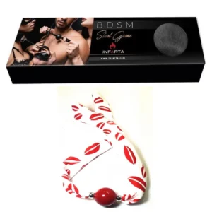 Mordaza Pañuelo Beso Bola Roja