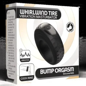 Anillo Vibrador Whirlwind Tire Secwell Recargable Con 10 Modos Usb
