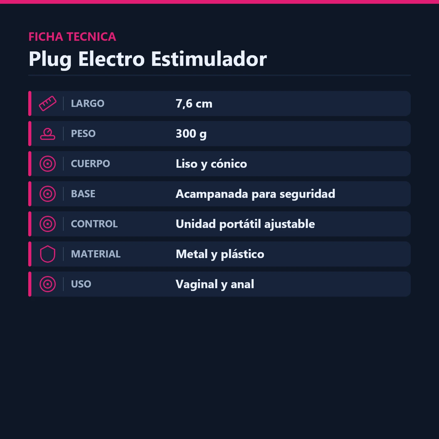 Electro Stimulation Plug Anal - Imagen 11