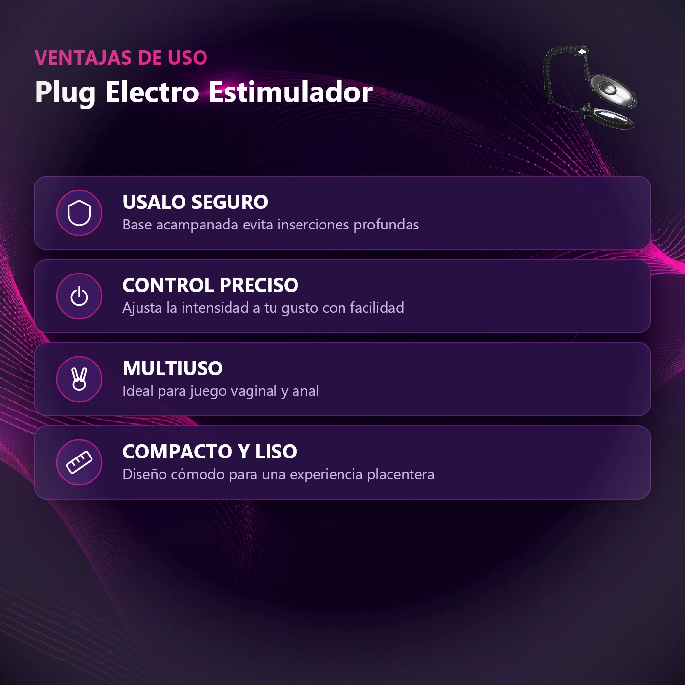 Electro Stimulation Plug Anal - Imagen 9