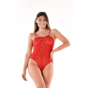 Body De Encaje Rojo