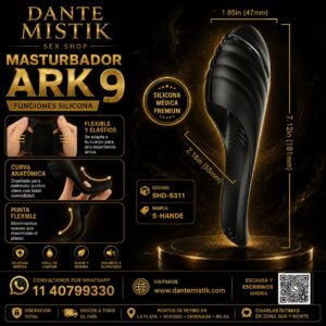 Masturbador Ark 9 Funciones Silicona
