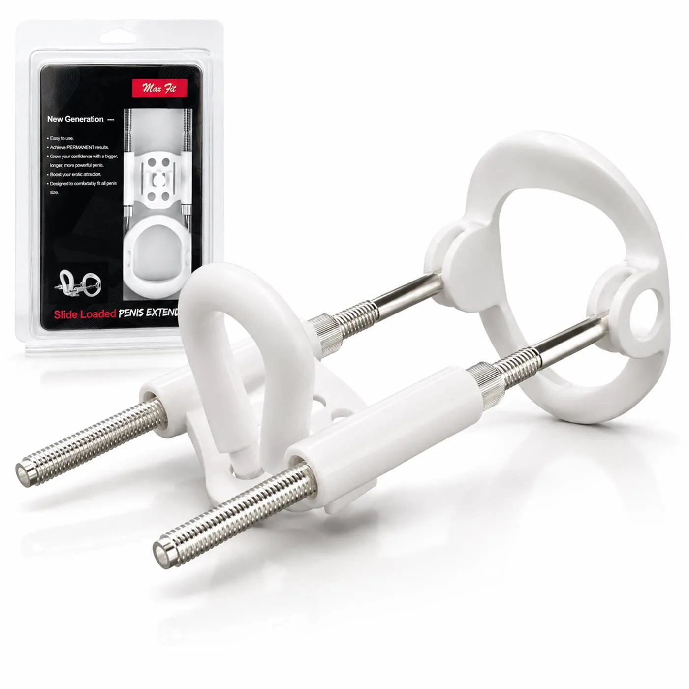 Extensor De Pene Standard Realov Talle M Blanco Ajustable - Imagen 14