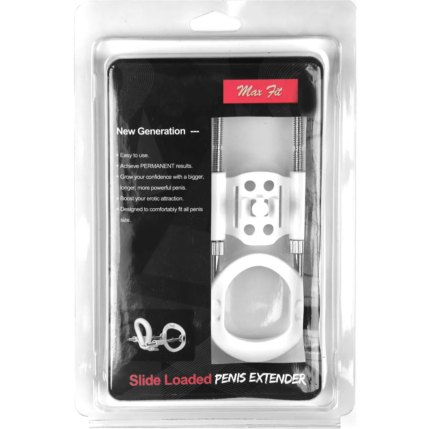 Extensor De Pene Standard Realov Talle M Blanco Ajustable - Imagen 3