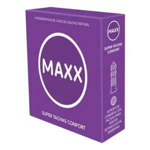 Maxx Preservativos Super Tachas Confort 12X3