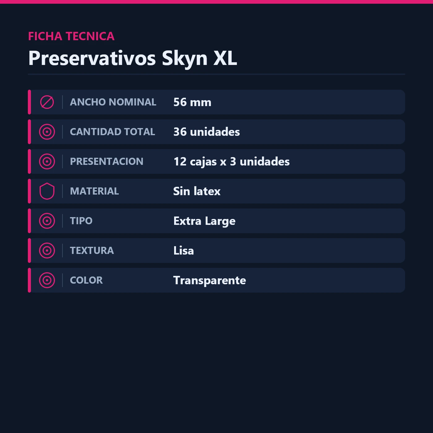 Preservativos Skyn Extra Large 12 X 3 - Imagen 5