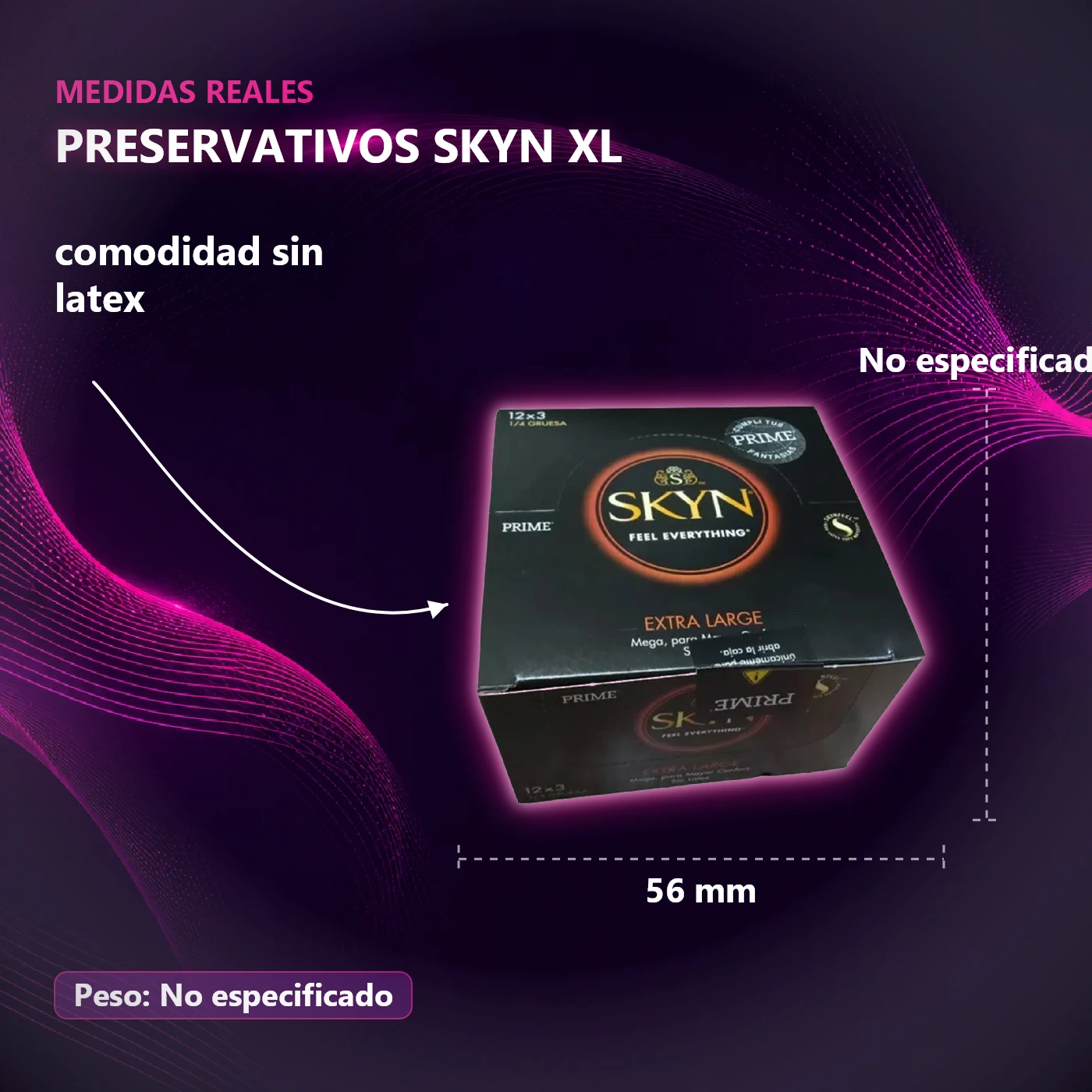 Preservativos Skyn Extra Large 12 X 3 - Imagen 4