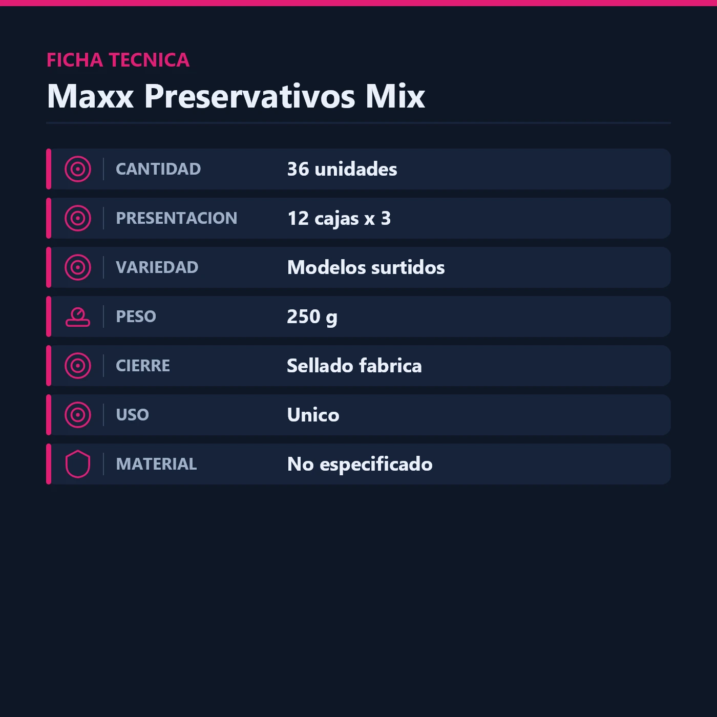 Maxx Preservativos Mixto 12X03 - Imagen 4