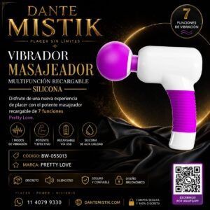 Vibrador Masajeador Multifuncion Recargable Silicona
