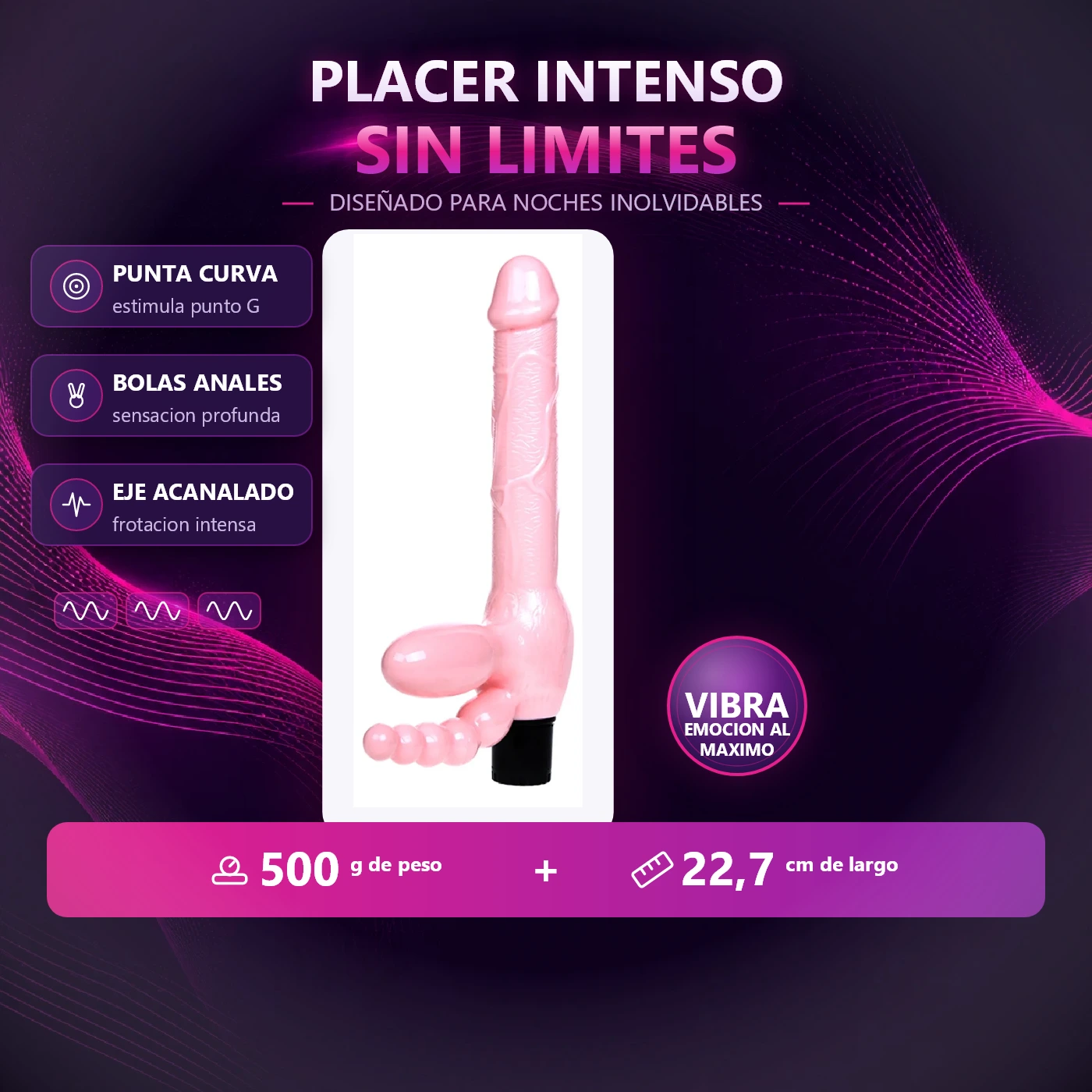Vibrador Strap On Anal Vaginal - Imagen 12