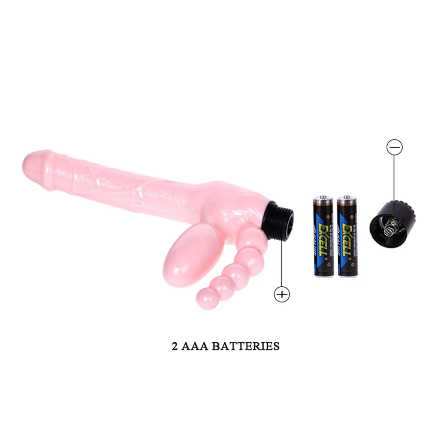 Vibrador Strap On Anal Vaginal - Imagen 3