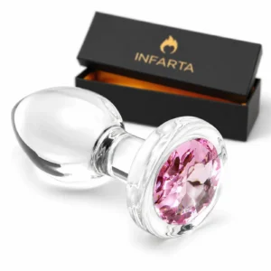 Glass Anal Plug Gemma Rosa Small