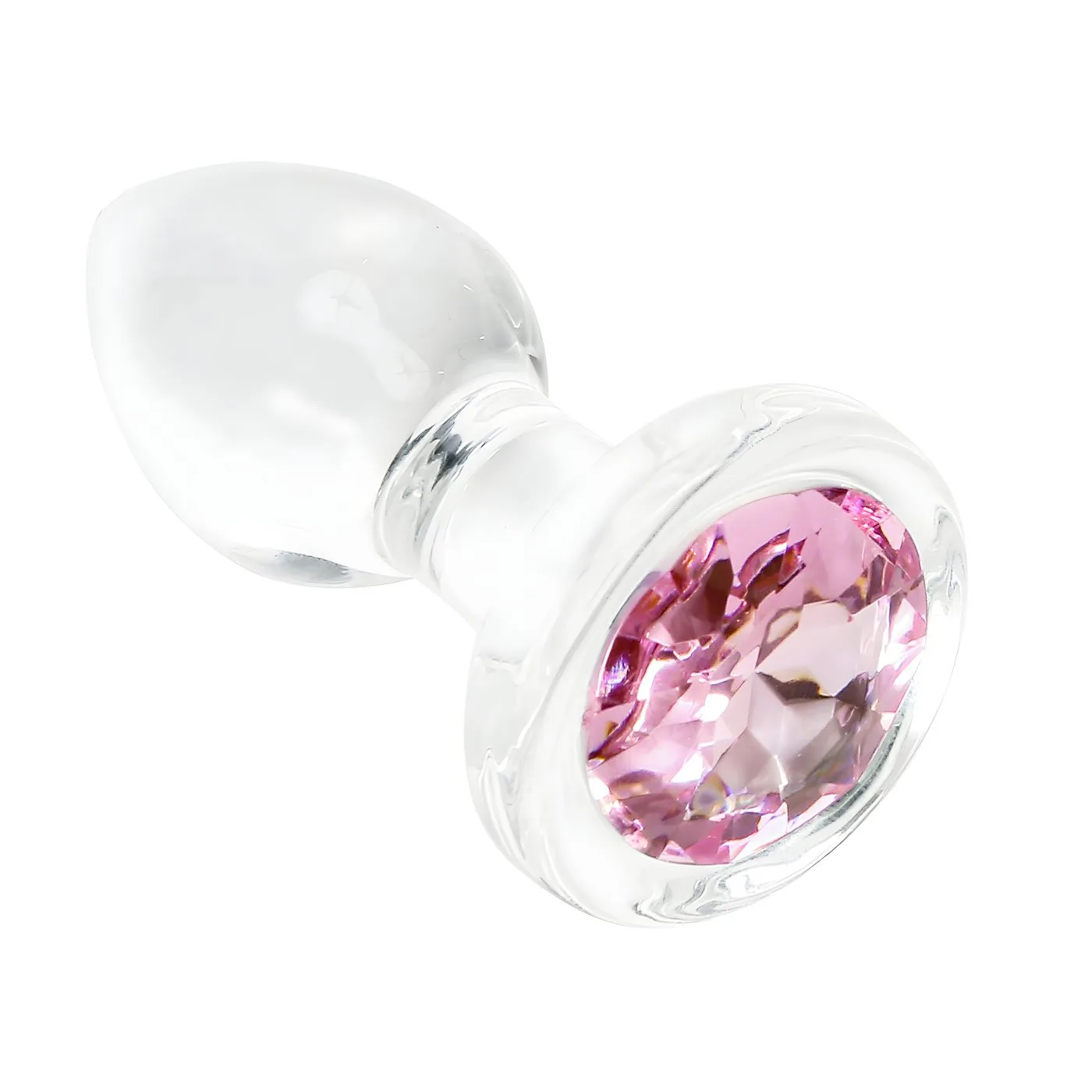 Glass Anal Plug Gemma Rosa Small - Imagen 5