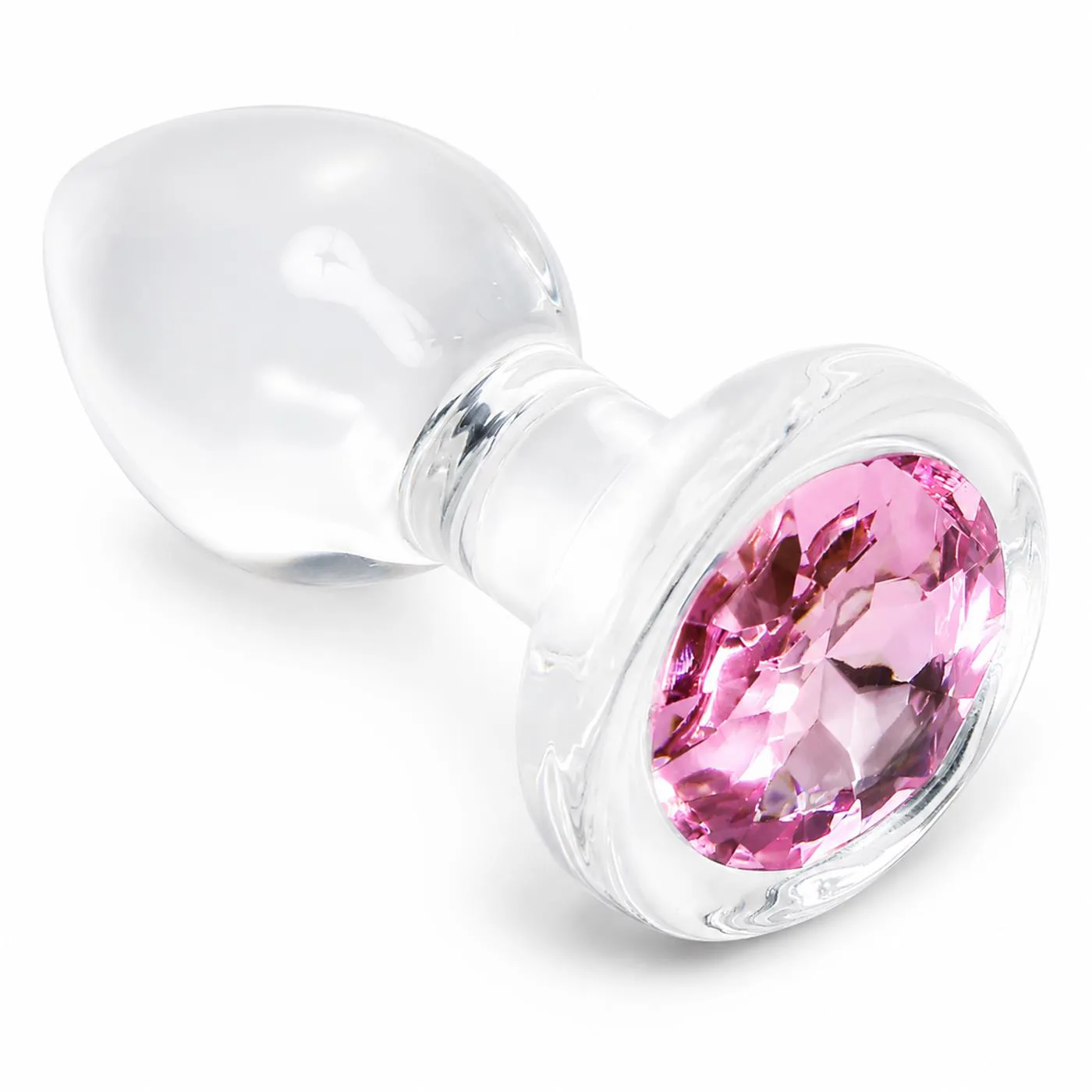 Glass Anal Plug Gemma Rosa Small - Imagen 2