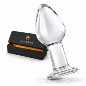 Glass Anal Plug Crystaldrop
